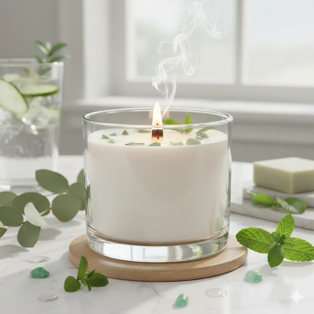 Eukalyptus ja minttu virkistävä kynttilä